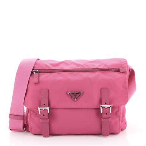 pink prada messenger bag